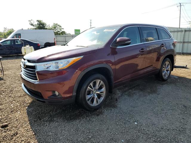 TOYOTA HIGHLANDER 2014 with VIN 5TDBKRFHXES048386 - Photo from auction