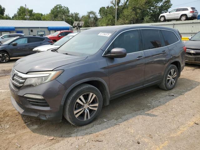 HONDA PILOT EX 2018 with VIN 5FNYF5H39JB019596 - Photo from auction