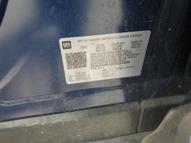 Photo 14 from auction – 2022 CHEVROLET EQUINOX LS with VIN 2GNAXHEV2N6114056