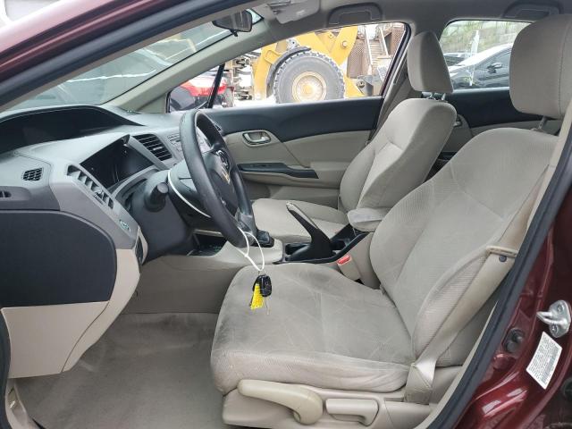 Photo 7 from auction – 2012 HONDA CIVIC LX with VIN 19XFB2E55CE035360