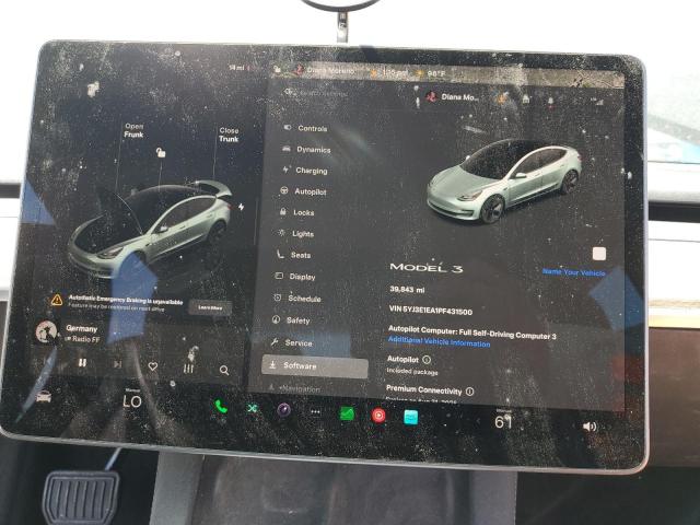 Photo 9 from auction – 2023 TESLA MODEL 3 with VIN 5YJ3E1EA1PF431500