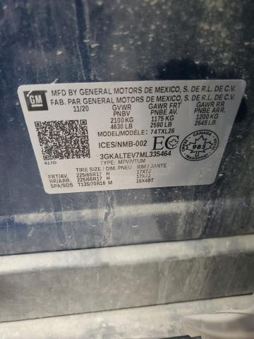 Photo 14 from auction – 2021 GMC TERRAIN SL with VIN 3GKALTEV7ML335464