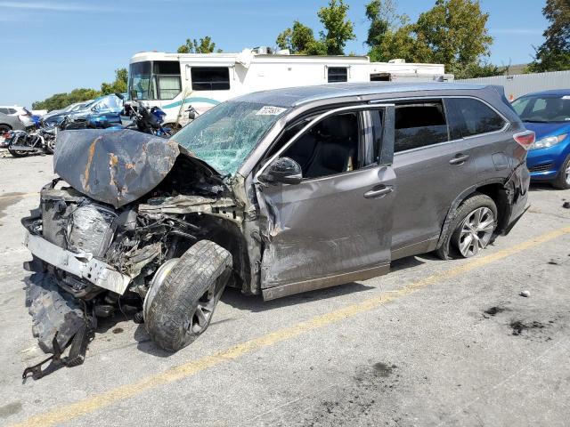 TOYOTA HIGHLANDER XLE 2015 with VIN 5TDJKRFH6FS096500 - Photo from auction