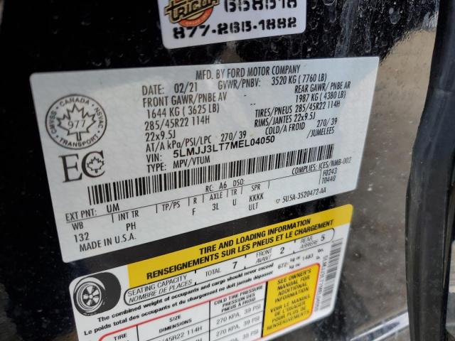 Photo 14 from auction – 2021 LINCOLN NAVIGATOR with VIN 5LMJJ3LT7MEL04050