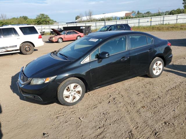 HONDA CIVIC LX 2013 with VIN 19XFB2F54DE019537 - Photo from auction