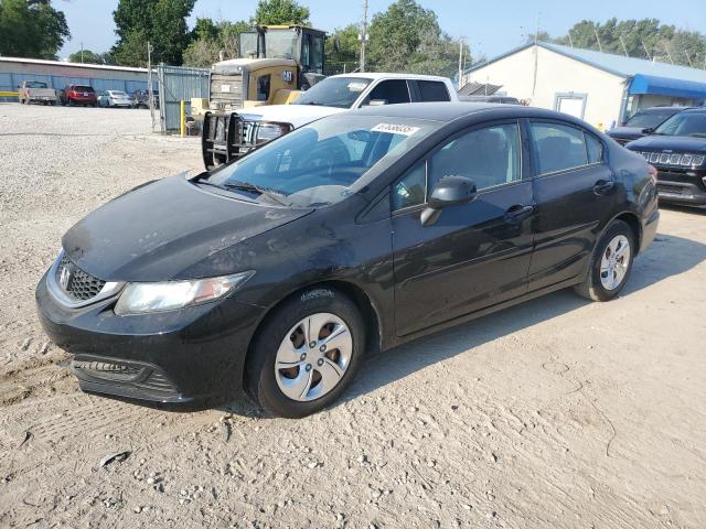 HONDA CIVIC LX 2013 with VIN 19XFB2F56DE062695 - Photo from auction
