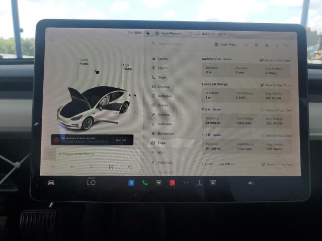 Photo 9 from auction – 2021 TESLA MODEL 3 with VIN 5YJ3E1EB0MF916098