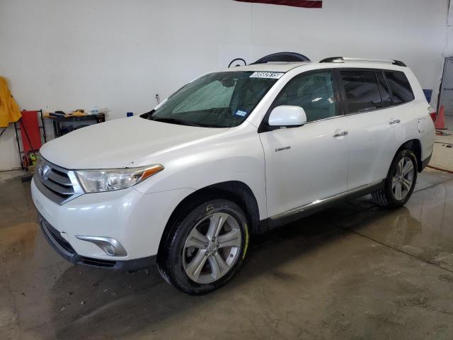 TOYOTA HIGHLANDER LIMITED 2012 with VIN 5TDYK3EH5CS070186 - Photo from auction