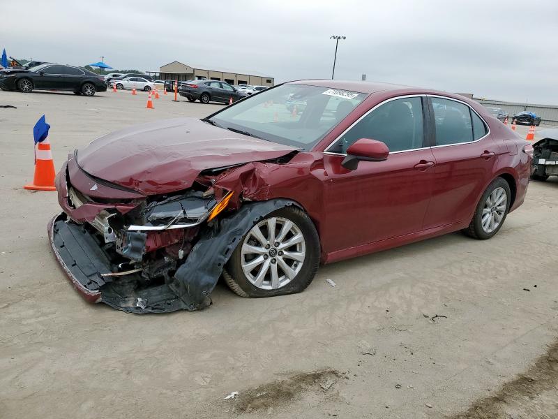 TOYOTA CAMRY LE 2020 with VIN 4T1C11AK2LU330795 - Photo from auction