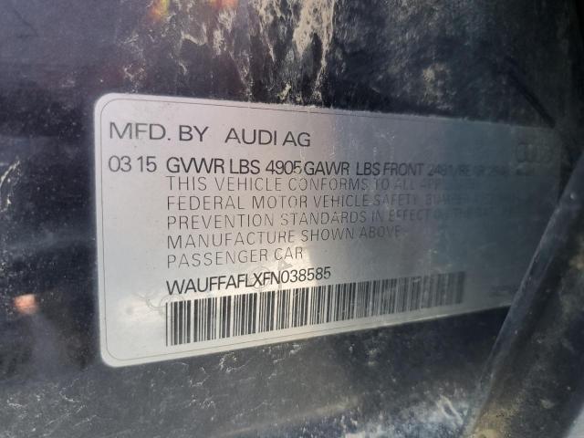 Photo 14 from auction – 2015 AUDI A4 PREMIUM with VIN WAUFFAFLXFN038585