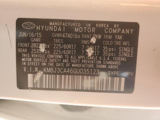 Photo 14 from auction – 2016 HYUNDAI TUCSON LIM with VIN KM8J3CA46GU035123