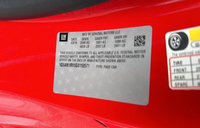 Photo 10 from auction – 2016 CADILLAC ATS-V with VIN 1G6AN1RY6G0158571