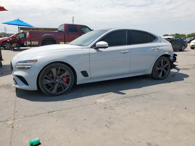 GENESIS G70 BASE 2022 with VIN KMTG54TE7NU085709 - Photo from auction