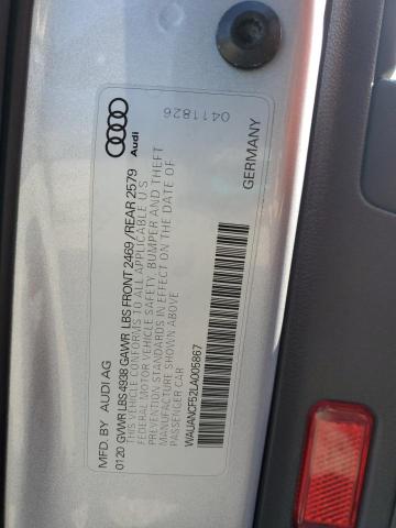 Photo 14 from auction – 2020 AUDI A5 PREMIUM with VIN WAUANCF52LA005867