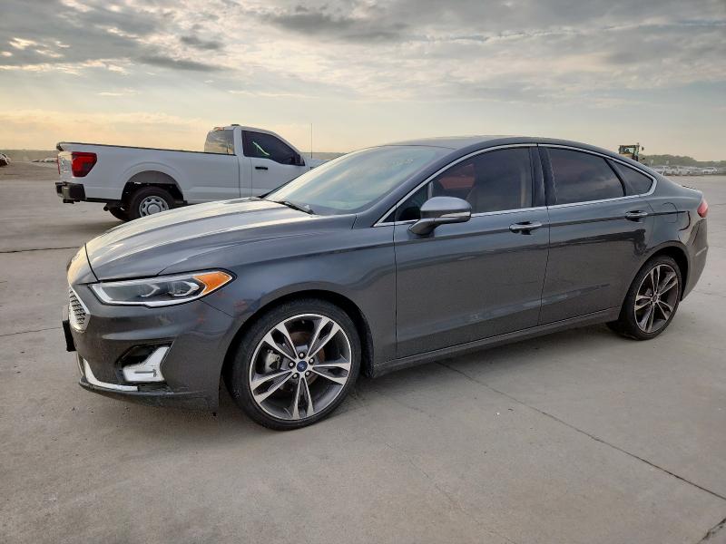 FORD FUSION TIT 2019 with VIN 3FA6P0D97KR187325 - Photo from auction