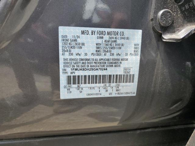 Photo 14 from auction – 2025 FORD EXPLORER A with VIN 1FMUK8DH2SGA70244