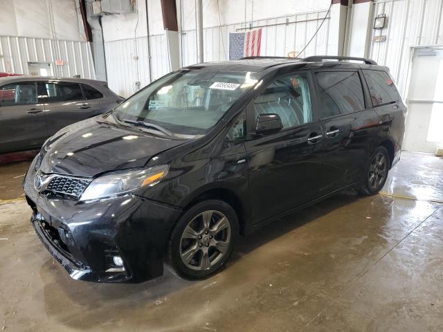 TOYOTA SIENNA SE 2020 with VIN 5TDEZ3DC8LS249603 - Photo from auction