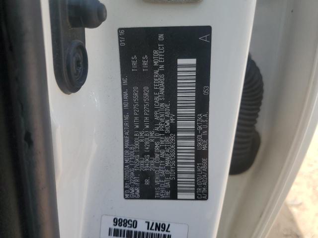 Photo 14 from auction – 2016 TOYOTA SEQUOIA PLATINUM with VIN 5TDYY5G13GS062992