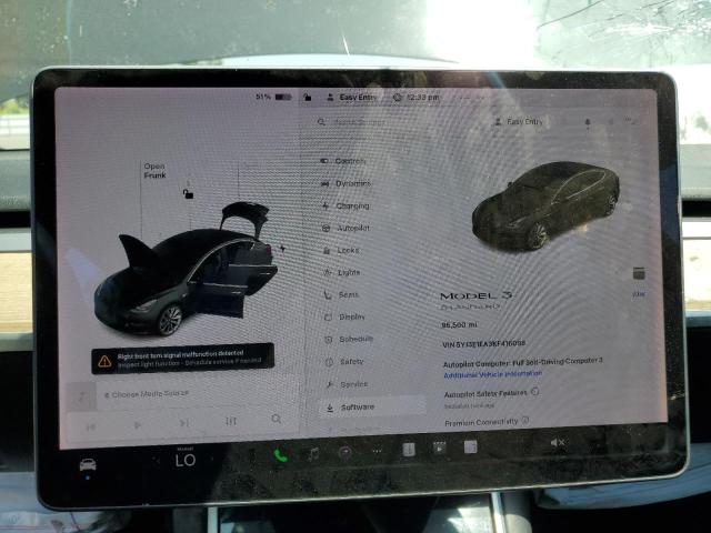 Photo 9 from auction – 2019 TESLA MODEL 3 with VIN 5YJ3E1EA3KF416098