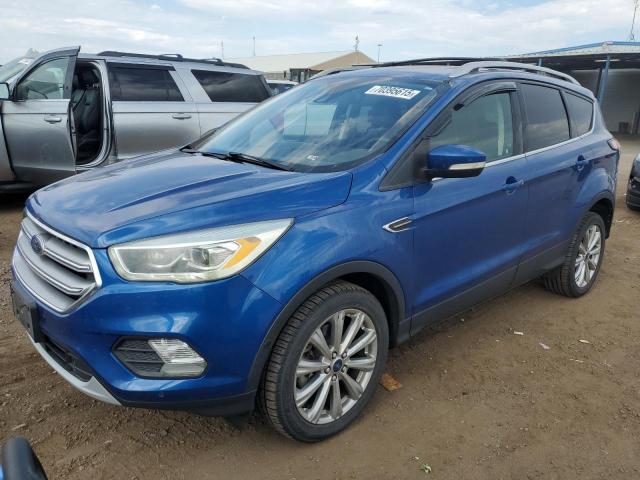 FORD ESCAPE TITANIUM 2017 with VIN 1FMCU9J9XHUD76546 - Photo from auction