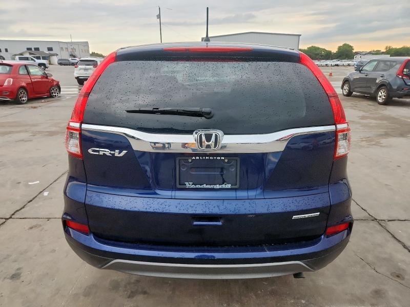 Photo 6 from auction – 2016 HONDA CR-V SE with VIN 5J6RM3H41GL026131