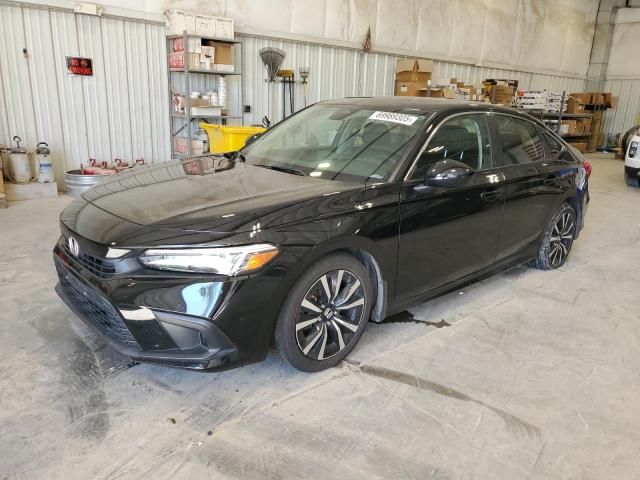 HONDA CIVIC EX 2022 with VIN JHMFE1F74NX009707 - Photo from auction