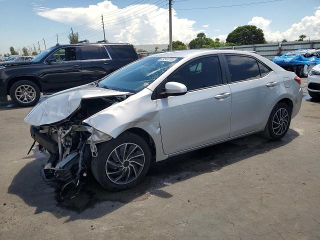 TOYOTA COROLLA L 2018 with VIN 5YFBURHE4JP780271 - Photo from auction