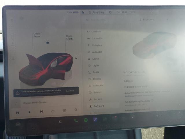 Снимка 9 от търг – 2025 TESLA MODEL 3 с VIN 5YJ3E1EA5SF913301