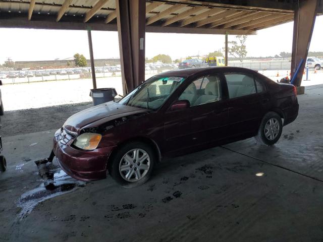 Photo 1 from auction – 2003 HONDA CIVIC EX with VIN 2HGES26733H523577