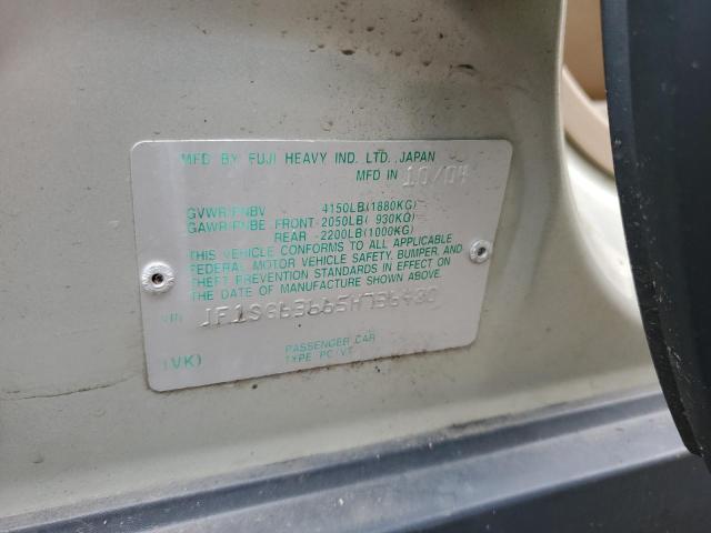 Photo 14 from auction – 2005 SUBARU FORESTER 2 with VIN JF1SG63665H736480