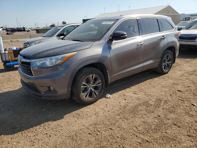 TOYOTA HIGHLANDER 2016 with VIN 5TDJKRFH6GS263309 - Photo from auction