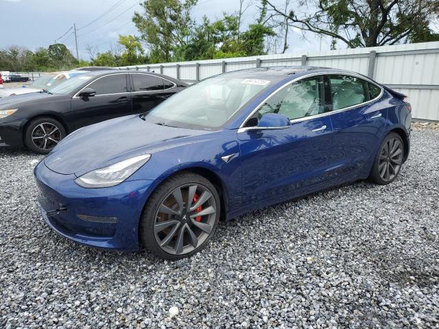 TESLA MODEL 3 2020 with VIN 5YJ3E1ECXLF669650 - Photo from auction