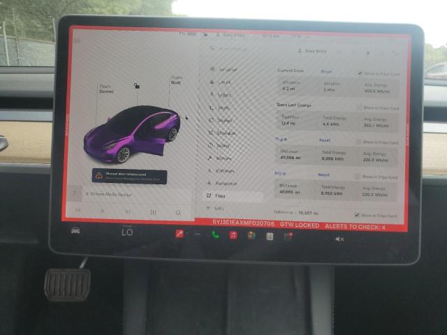 Photo 9 from auction – 2021 TESLA MODEL 3 with VIN 5YJ3E1EAXMF020706