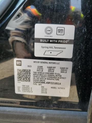 Photo 14 from auction – 2023 GMC ACADIA SLT with VIN 1GKKNML49PZ218514