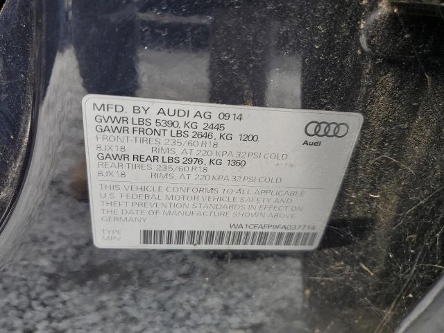 Фото 14 с аукциона – 2015 AUDI Q5 PREMIUM с VIN WA1CFAFP9FA037714