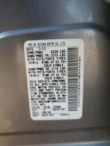Photo 14 from auction – 2013 NISSAN ROGUE S with VIN JN8AS5MT3DW542250