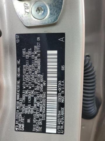 Photo 14 from auction – 2008 TOYOTA SEQUOIA SR with VIN 5TDZY64A58S001840