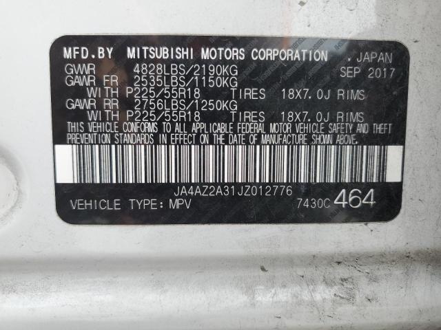 Photo 14 from auction – 2018 MITSUBISHI OUTLANDER with VIN JA4AZ2A31JZ012776