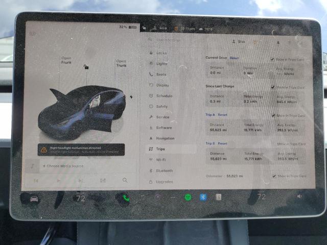 Photo 9 from auction – 2022 TESLA MODEL Y with VIN 7SAYGDEF4NF556035