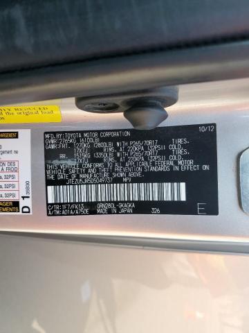 Photo 14 from auction – 2013 TOYOTA 4RUNNER SR with VIN JTEZU5JR5D5049737