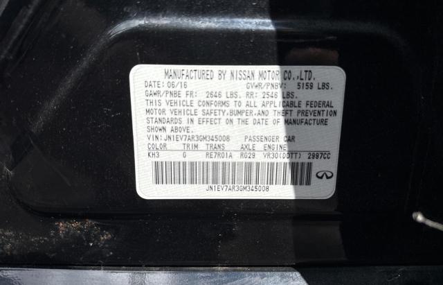 Photo 10 from auction – 2016 INFI Q50 PREMIUM with VIN JN1EV7AR3GM345008