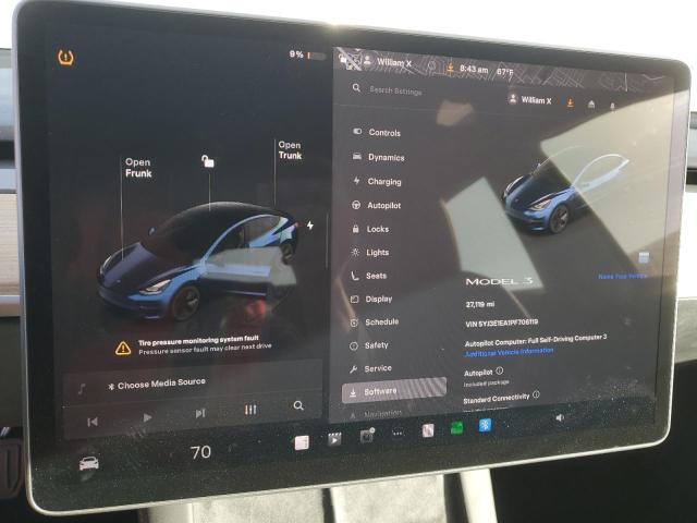 Photo 9 from auction – 2023 TESLA MODEL 3 with VIN 5YJ3E1EA1PF706119