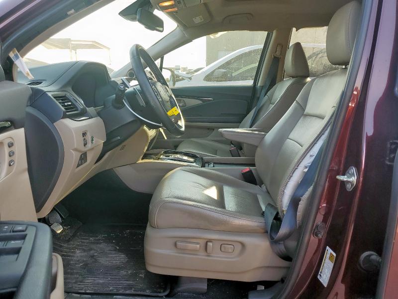 Photo 7 from auction – 2017 HONDA PILOT TOUR with VIN 5FNYF6H91HB042049