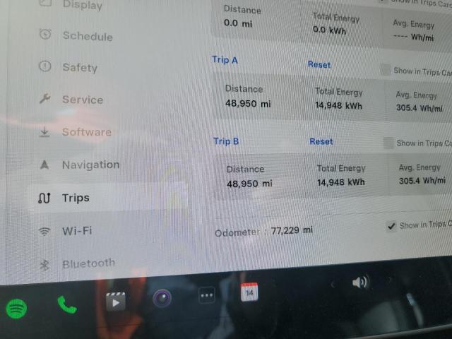 Photo 9 from auction – 2020 TESLA MODEL Y with VIN 5YJYGDEE9LF015144