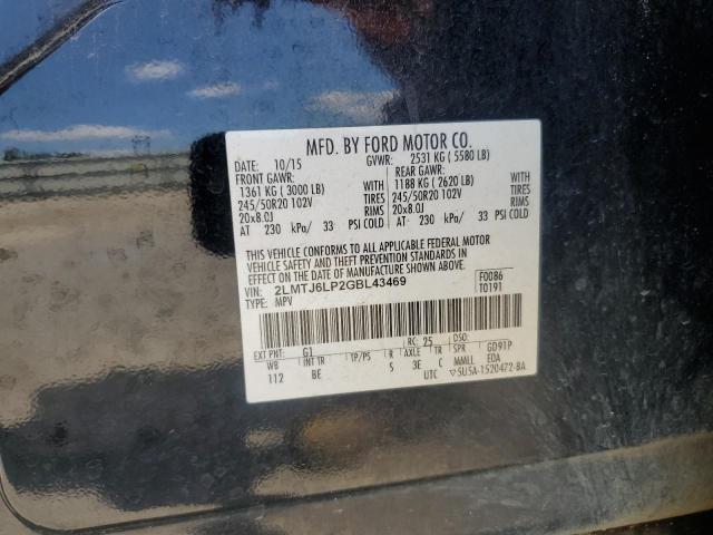 Photo 14 from auction – 2016 LINCOLN MKX RESERV with VIN 2LMTJ6LP2GBL43469