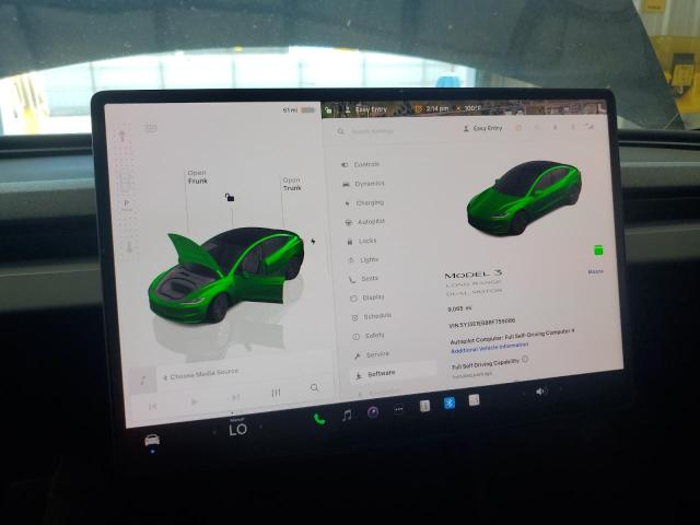 Photo 9 from auction – 2024 TESLA MODEL 3 with VIN 5YJ3E1EB8RF759086