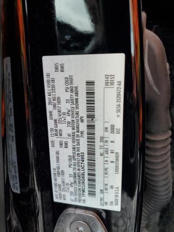 Photo 14 from auction – 2020 FORD ESCAPE SE with VIN 1FMCU9G69LUC74953
