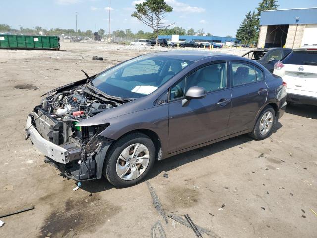 HONDA CIVIC LX 2013 with VIN 19XFB2F57DE037966 - Photo from auction