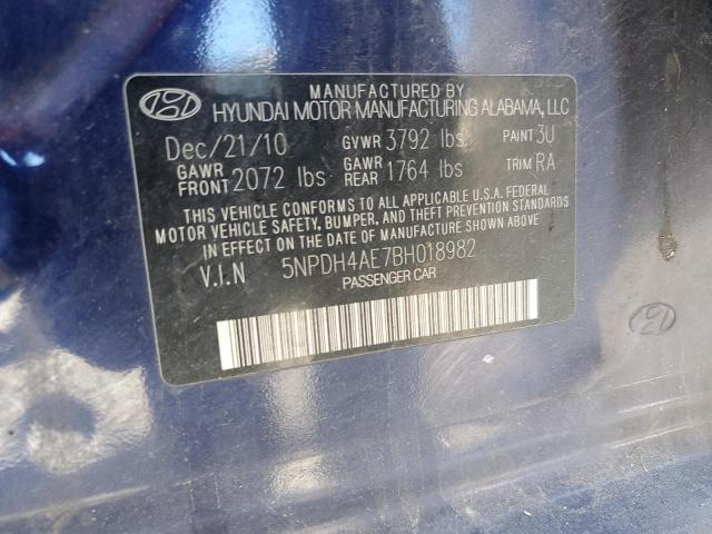 Photo 14 from auction – 2011 HYUNDAI ELANTRA GL with VIN 5NPDH4AE7BH018982
