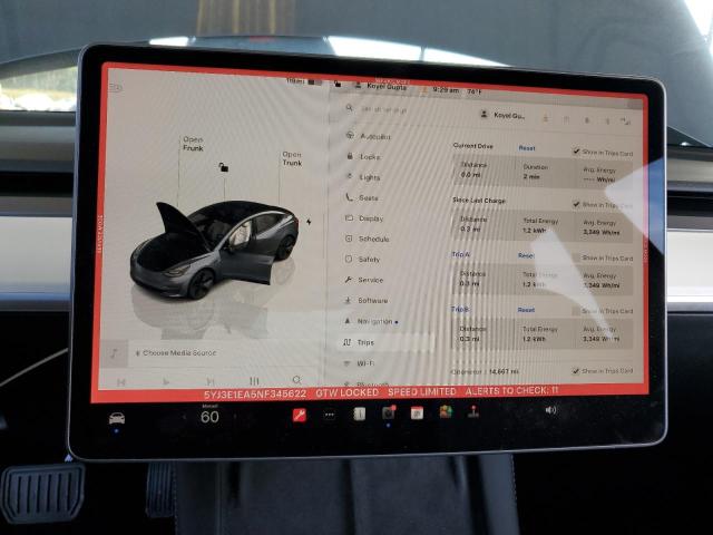 Photo 9 from auction – 2022 TESLA MODEL 3 with VIN 5YJ3E1EA5NF345622